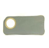 Hands -Free Bracelet Clutch - Medium - Lt Grey with Gold Ring