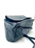 Josephine Crossbody Bag Blue shiny Metallic Denim