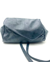 Josephine Crossbody Bag Blue shiny Metallic Denim