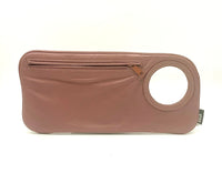 Hands Free Bracelet Clutch -Medium-antique rose body and Ring- marks  on edges