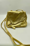 Sofia Convertible Bag in Metallic soft as butter Gold color